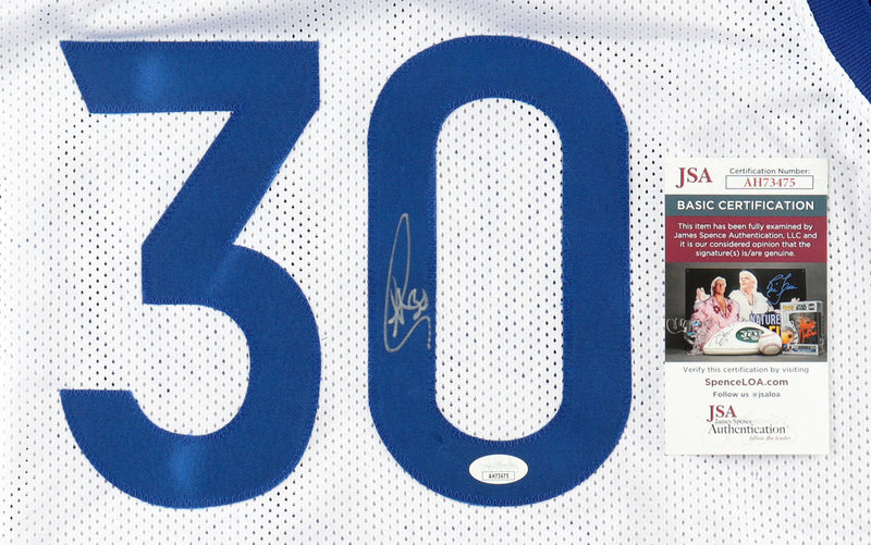 Steph Curry Autographed Golden State Warriors White Custom Jersey
