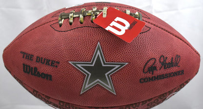 Tony Dorsett & Emmitt Smith Signed Dallas Cowboys Duke Football