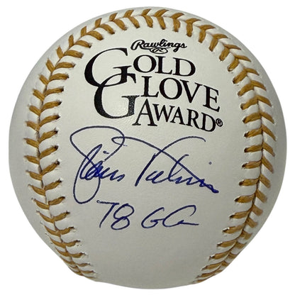 Ellis Valentine Signed Montreal Expos Gold Glove Baseball ('78 GG' Inscription)