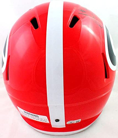 Sony Michel Autographed Georgia Bulldogs Full Size Speed Helmet - Black