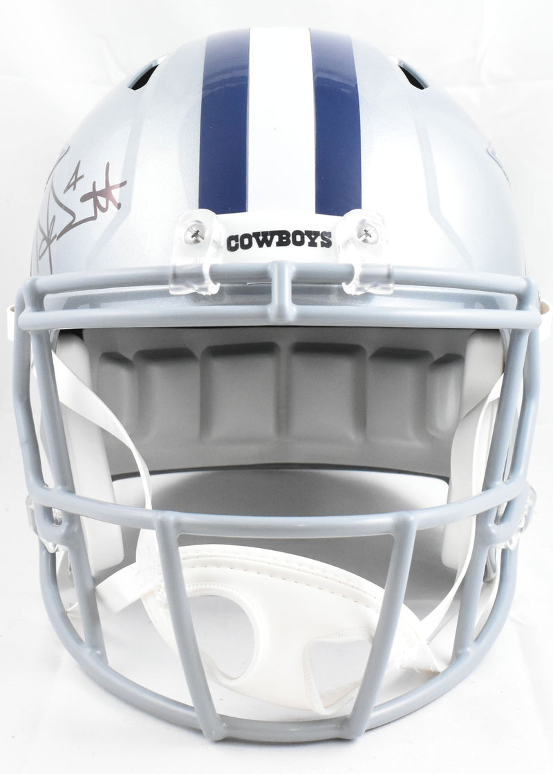 Dak Prescott Autographed Dallas Cowboys Full Size Speed Helmet