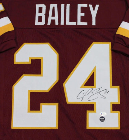 Champ Bailey Autographed Maroon Custom Pro-Style Jersey