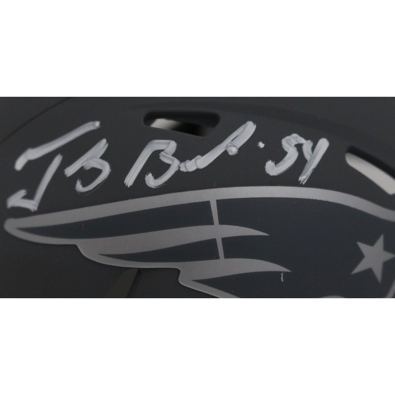 Tedy Bruschi New England Patriots Autographed Slate Mini Helmet