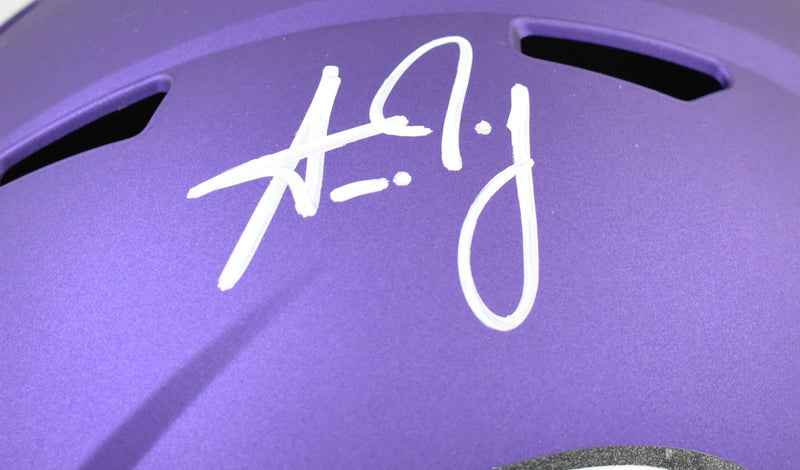 Aaron Jones Signed Minnesota Vikings Full Size Speed Helmet