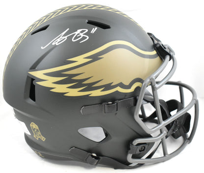 A.J. Brown Autographed Philadelphia Eagles 2025 Salute to Service Helmet
