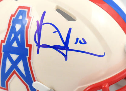Vince Young Signed Tennessee Titans Retro Speed Mini Helmet