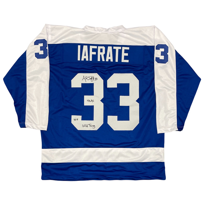 Al Iafrate Signed Toronto Custom Hockey Jersey (4x AS, Wild Thing) Beckett COA