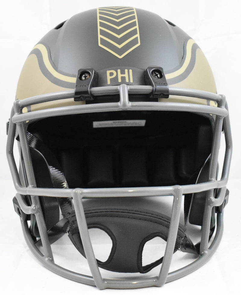 A.J. Brown Autographed Philadelphia Eagles 2025 Salute to Service Helmet
