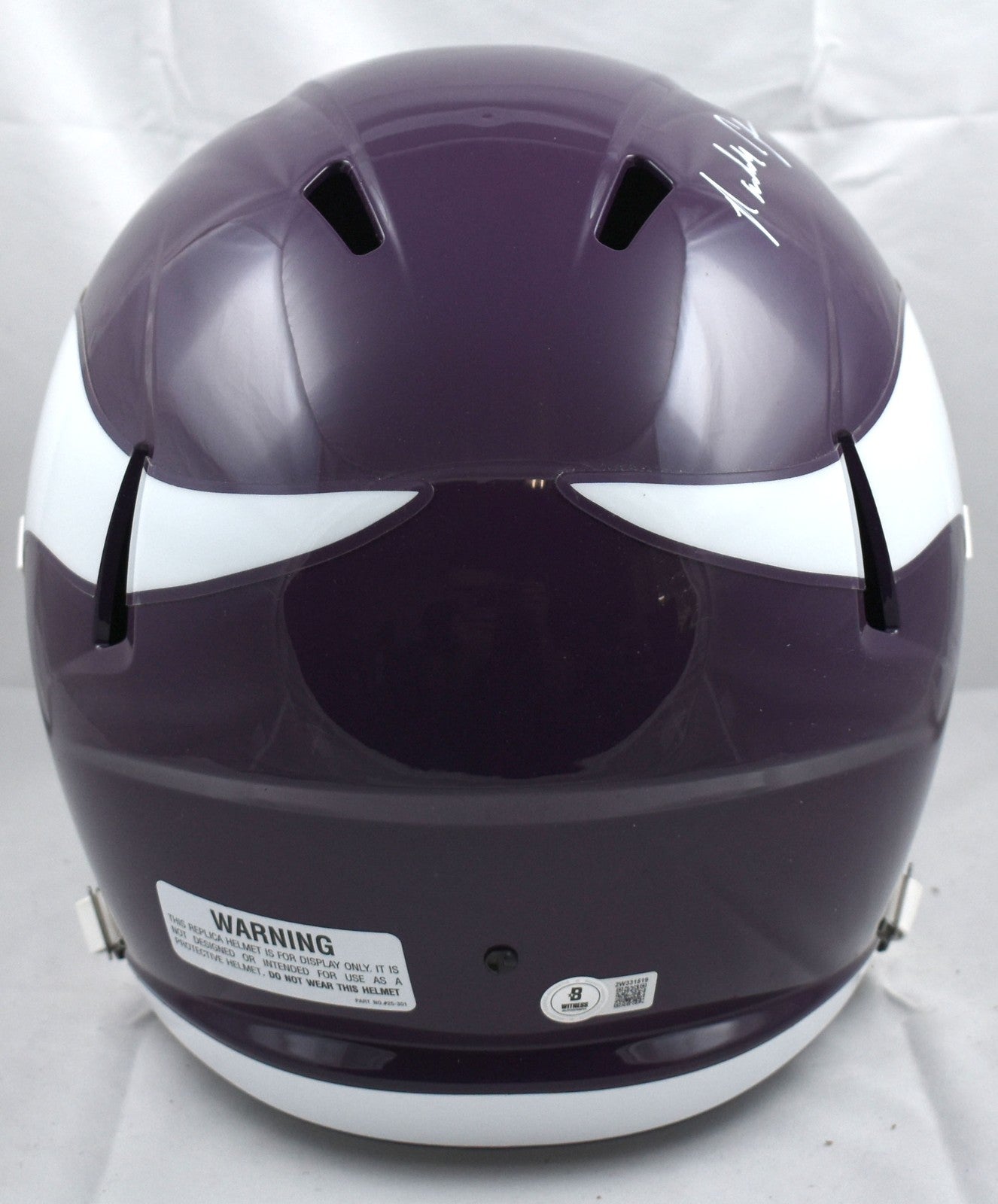 Randall Cunningham Signed Minnesota Vikings Full Size Throwback Helmet