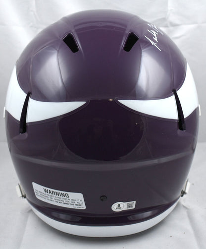 Randall Cunningham Signed Minnesota Vikings Full Size Throwback Helmet