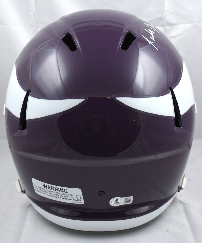 Randall Cunningham Signed Minnesota Vikings Full Size Throwback Helmet
