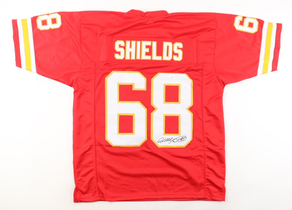 Will Shields Autographed Kansas City Chiefs Red Custom Jersey