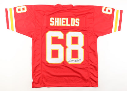 Will Shields Autographed Kansas City Chiefs Red Custom Jersey