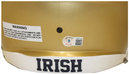 Jeremiah Owusu-Koramoah Signed Notre Dame Speed Full Size Helmet