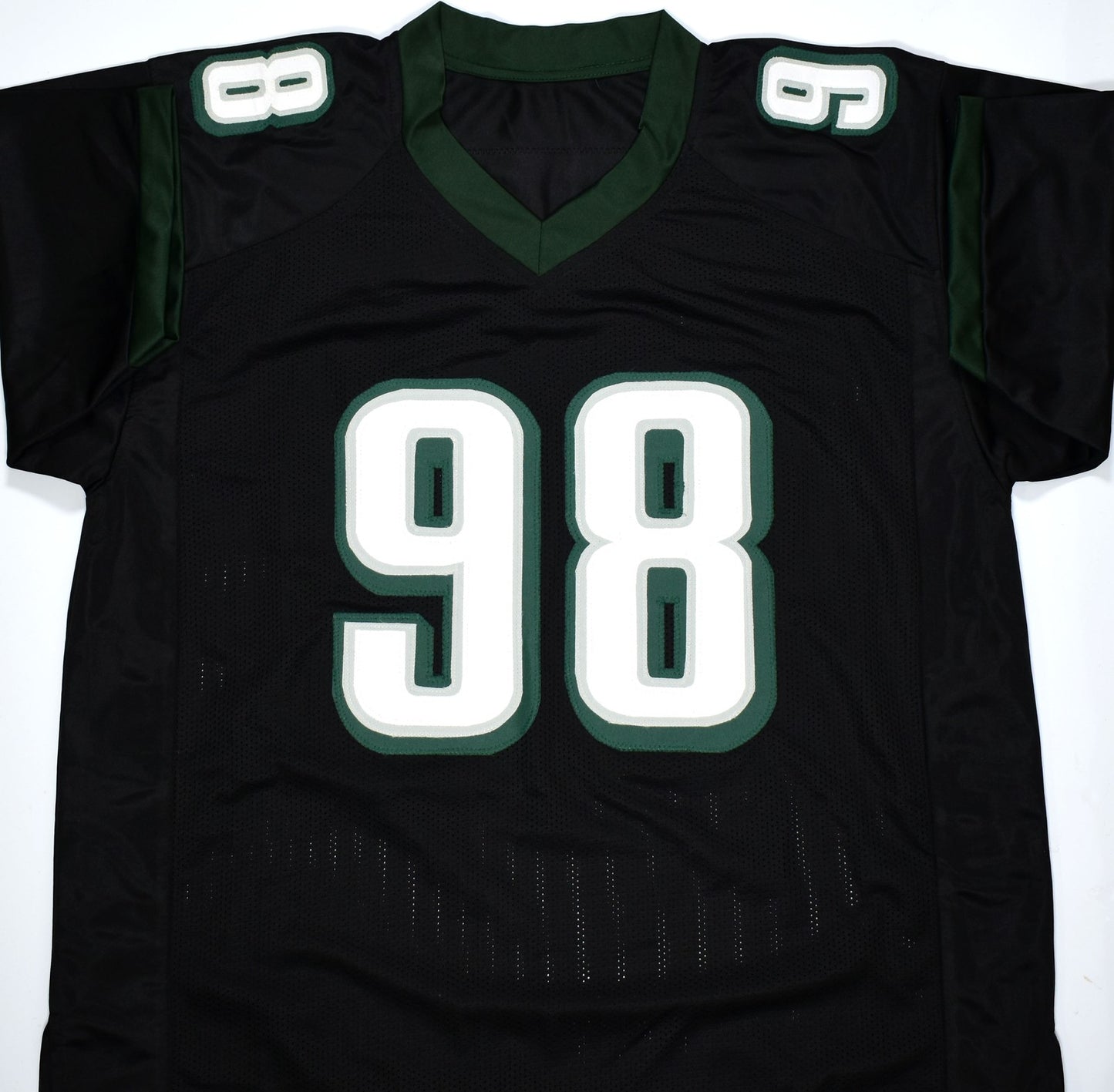 Jalen Carter Signed Philadelphia Eagles Black Custom Jersey