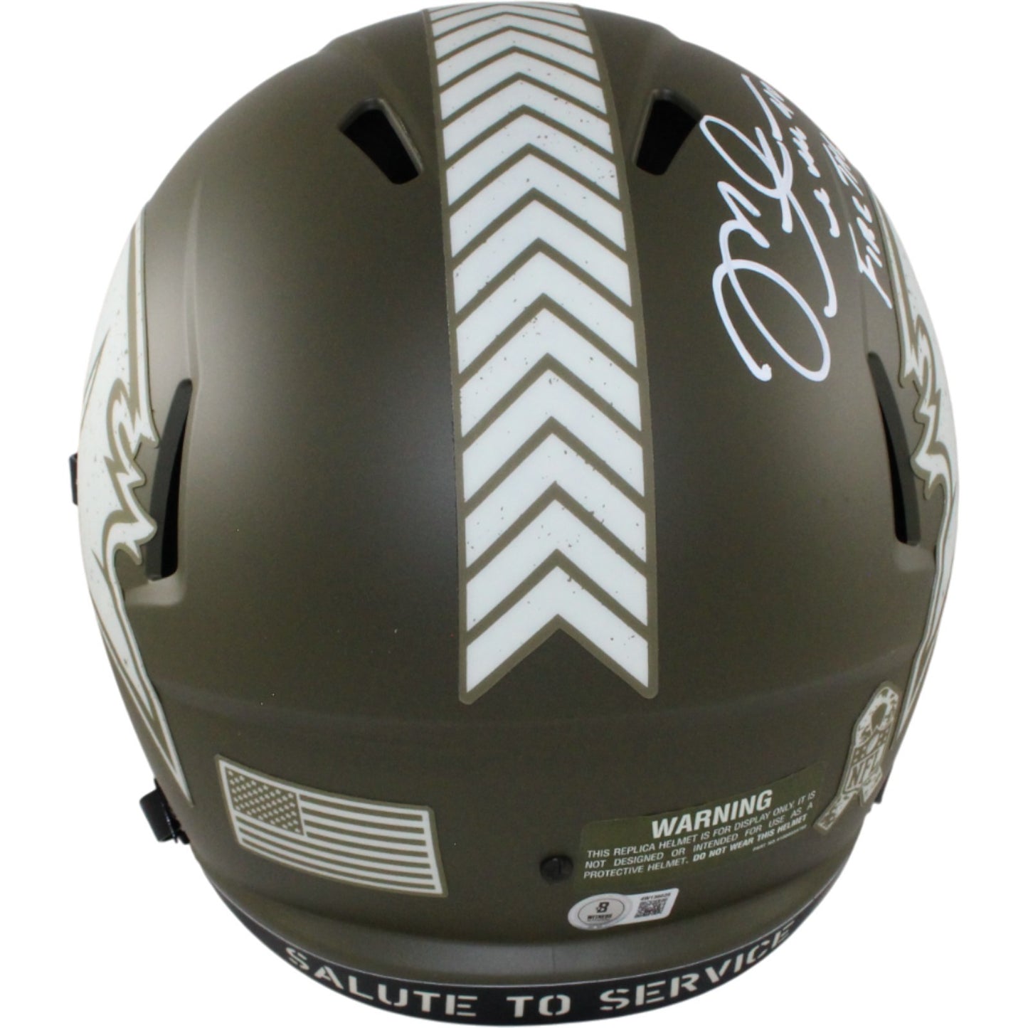 Mike Alstott Signed Tampa Bay Buccaneers Full Size STS Helmet Inscribed