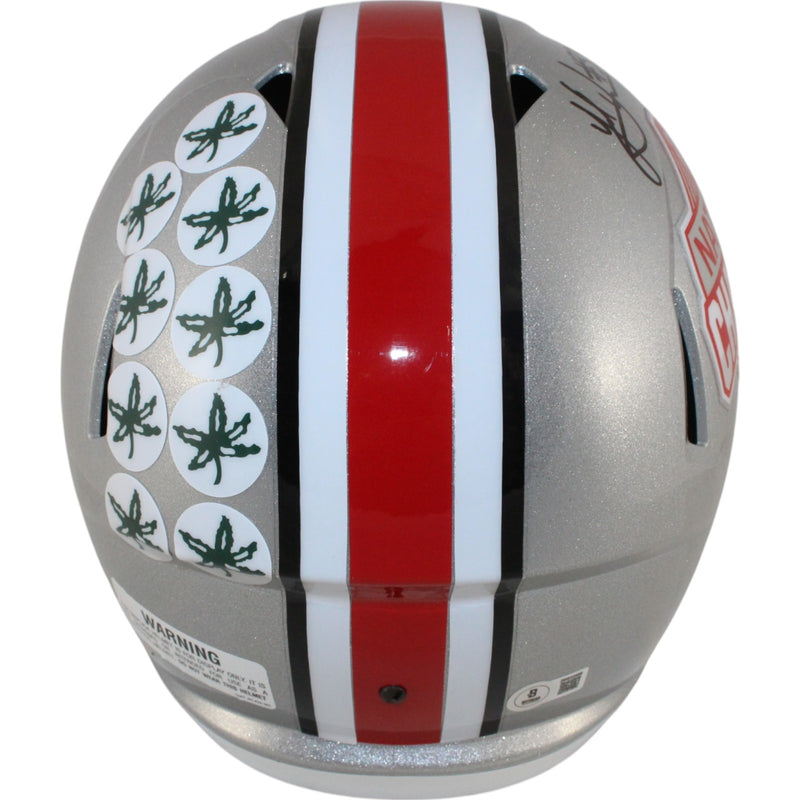 Jack Sawyer Signed Ohio State 2024 Champions Full Size Replica Helmet