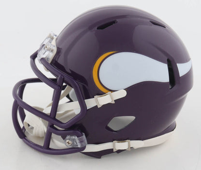Warren Moon Signed Minnesota Vikings Mini Helmet