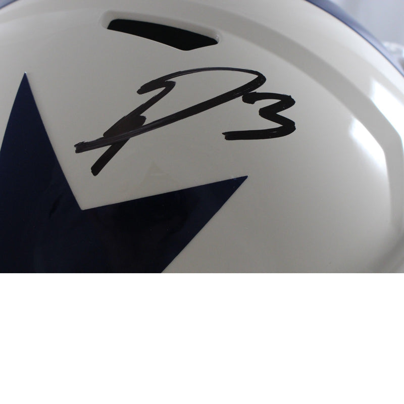 George Pickens Signed Dallas Cowboys Full Size Retro Replica Helmet