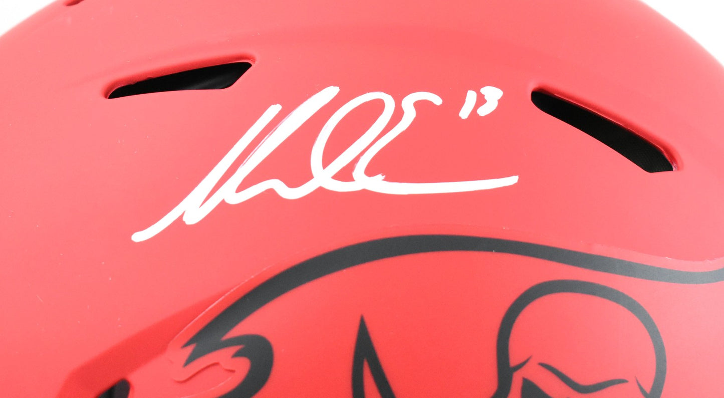 Mike Evans Signed Tampa Bay Buccaneers Full Size Rave Authentic Helmet