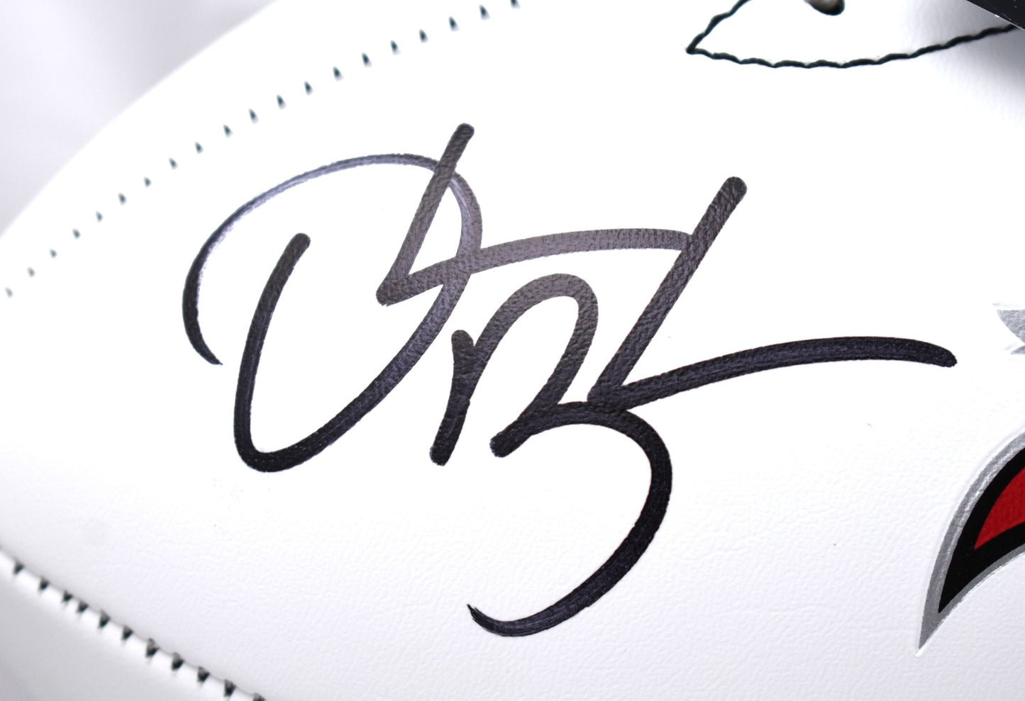 Derrick Brooks Signed Tampa Bay Buccaneers Logo Football