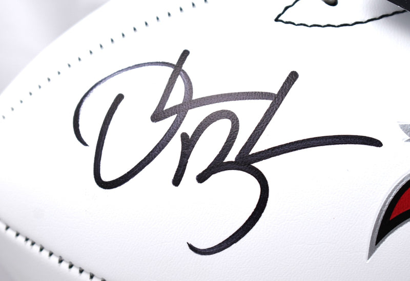 Derrick Brooks Signed Tampa Bay Buccaneers Logo Football