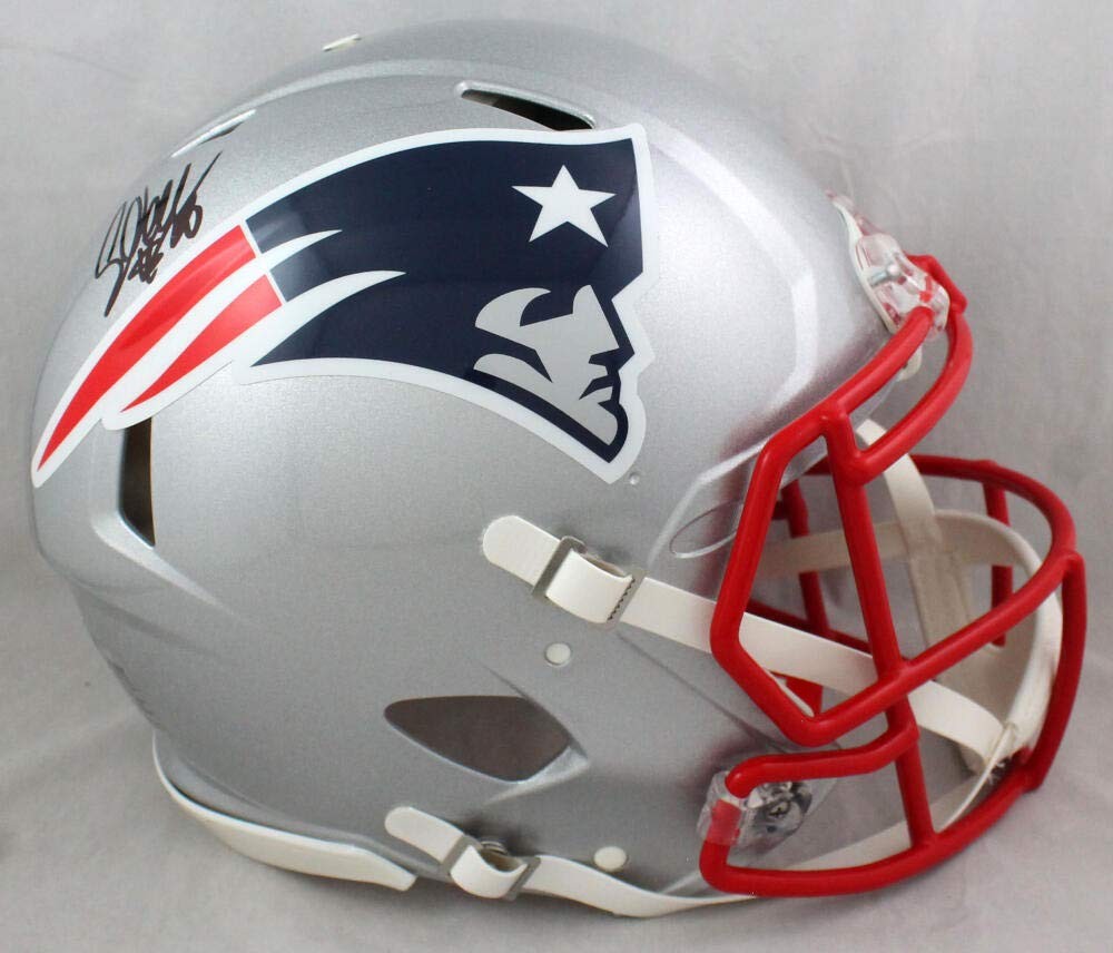 Corey Dillon Signed New England Patriots Full Size Speed Authentic Helmet