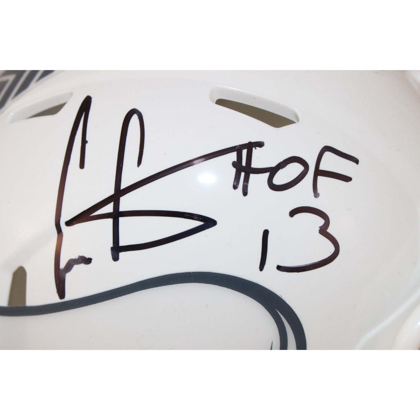 Cris Carter Minnesota Vikings 2024 Salute to Service HOF Signed Mini Helmet