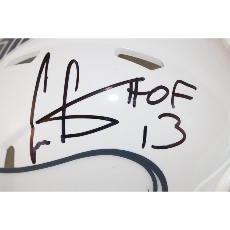 Cris Carter Minnesota Vikings 2024 Salute to Service HOF Signed Mini Helmet