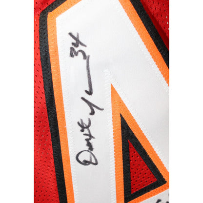 Dexter Jackson Signed Tampa Bay Buccaneers Red Pro Style Jersey SB MVP