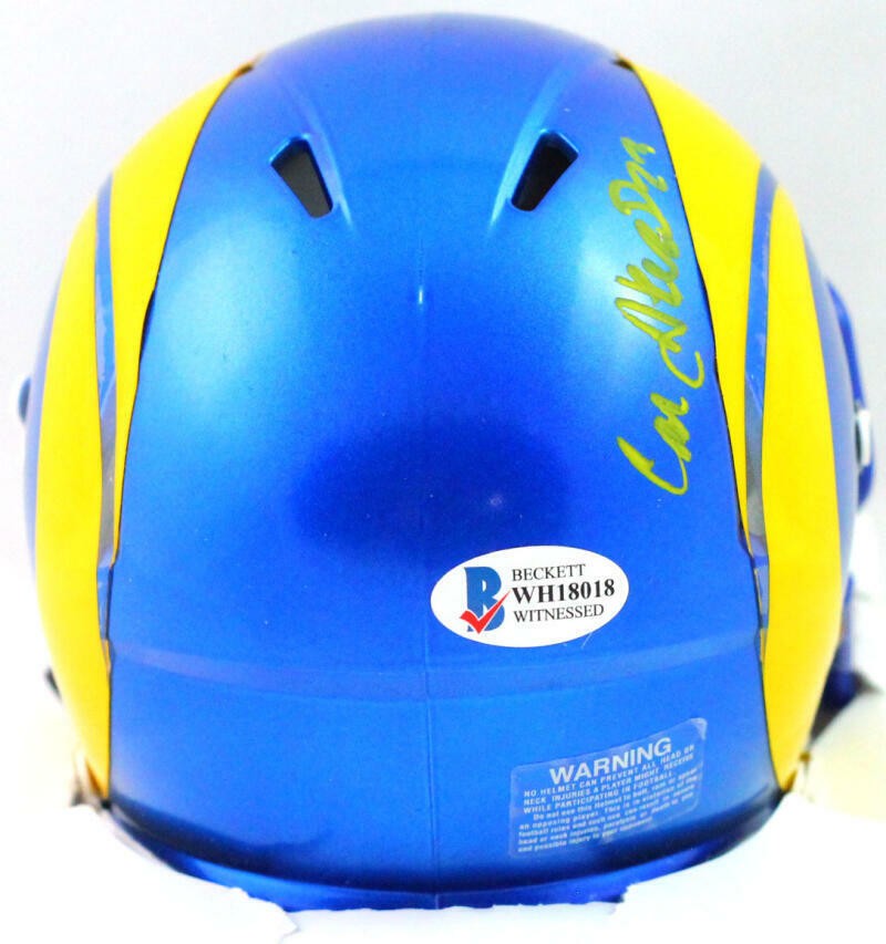 Cam Akers Signed Los Angeles Rams 2020 Speed Mini Helmet
