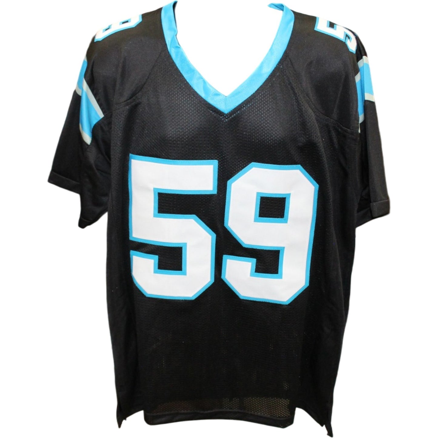 Luke Kuechly Signed Carolina Panthers Black Jersey - HOF Inscription