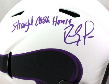 Randy Moss Signed Minnesota Vikings Lunar Eclipse Authentic Full Size Helmet