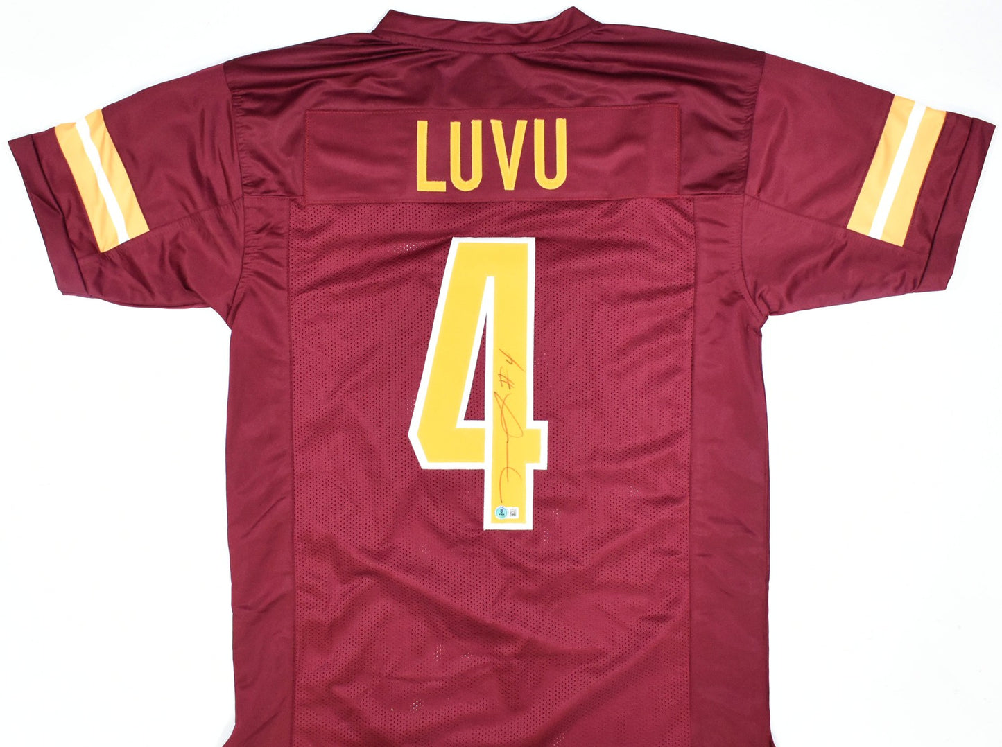 Frankie Luvu Autographed Washington Commanders Maroon Custom Jersey