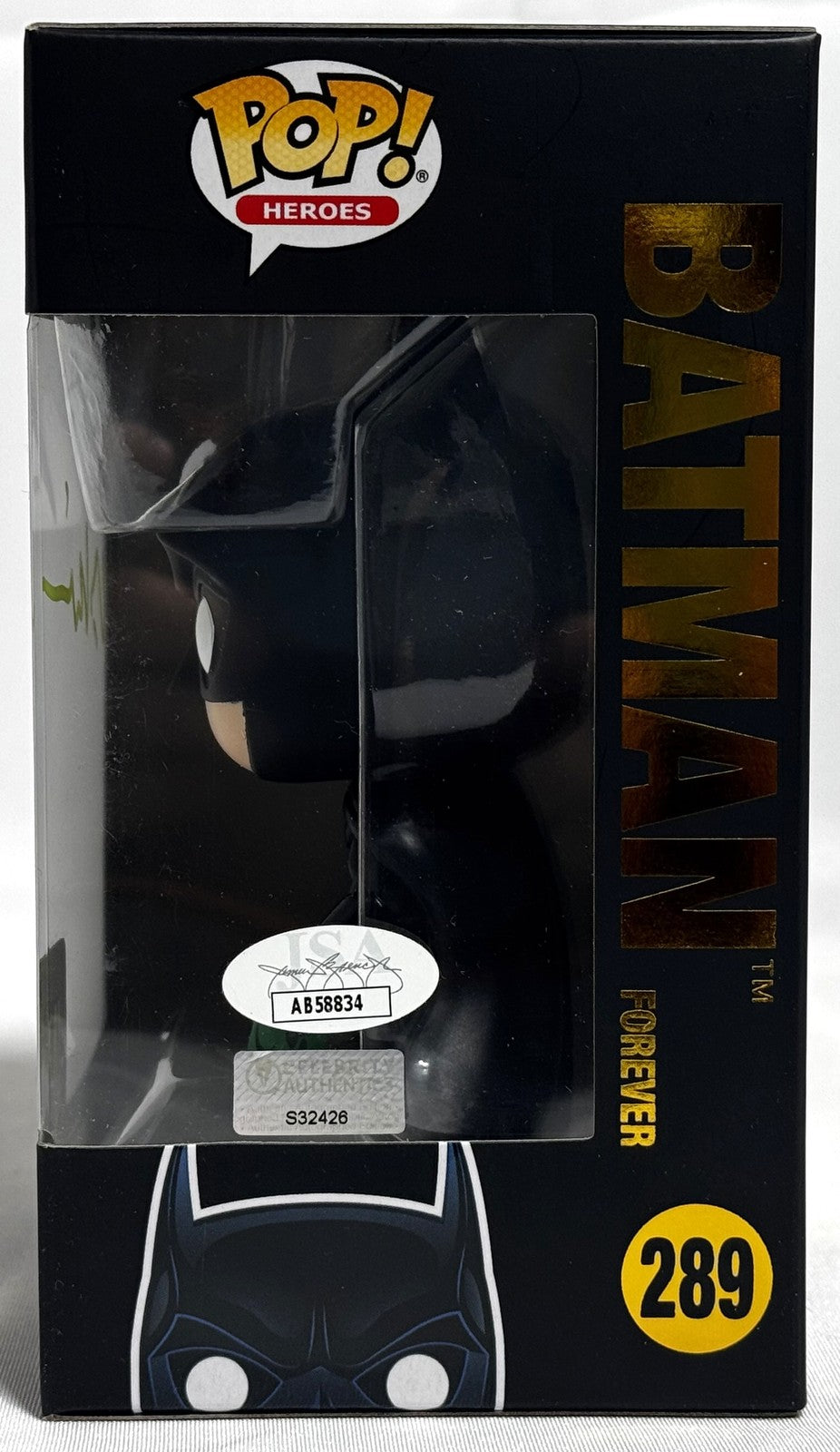 Val Kilmer Batman Funko Pop #289 Autographed