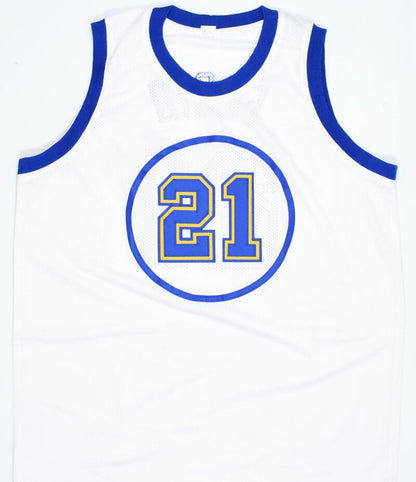 Sleepy Floyd Autographed White Custom Jersey