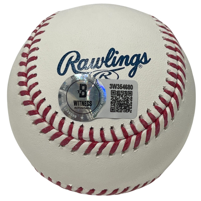 Rollie Fingers Signed Hall of Fame Logo Baseball with "HOF 92" Inscription