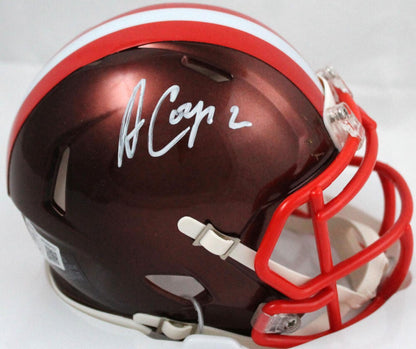 Amari Cooper Signed Cleveland Browns Flash Speed Mini Helmet
