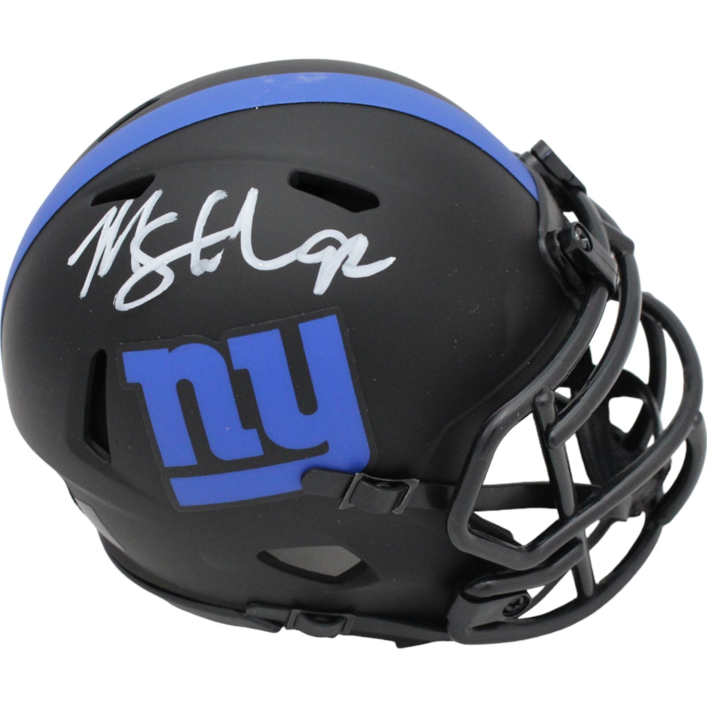 Michael Strahan Signed New York Giants Eclipse Mini Helmet