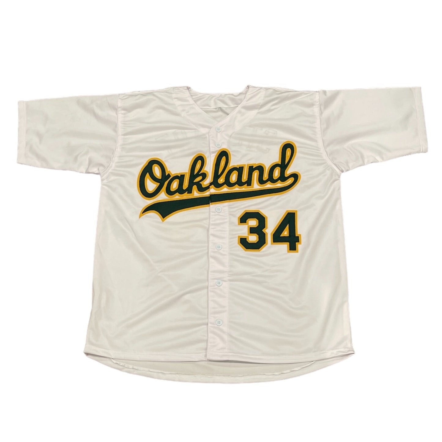 Dave Stewart Signed Oakland Athletics Custom Jersey (89 WS MVP)