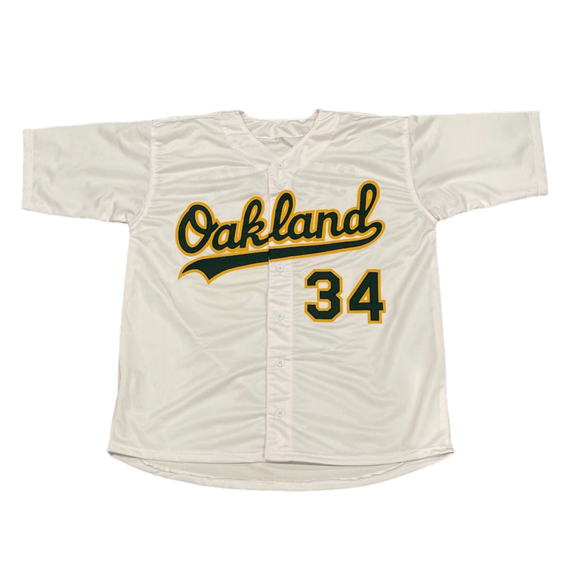 Dave Stewart Signed Oakland Athletics Custom Jersey (89 WS MVP)