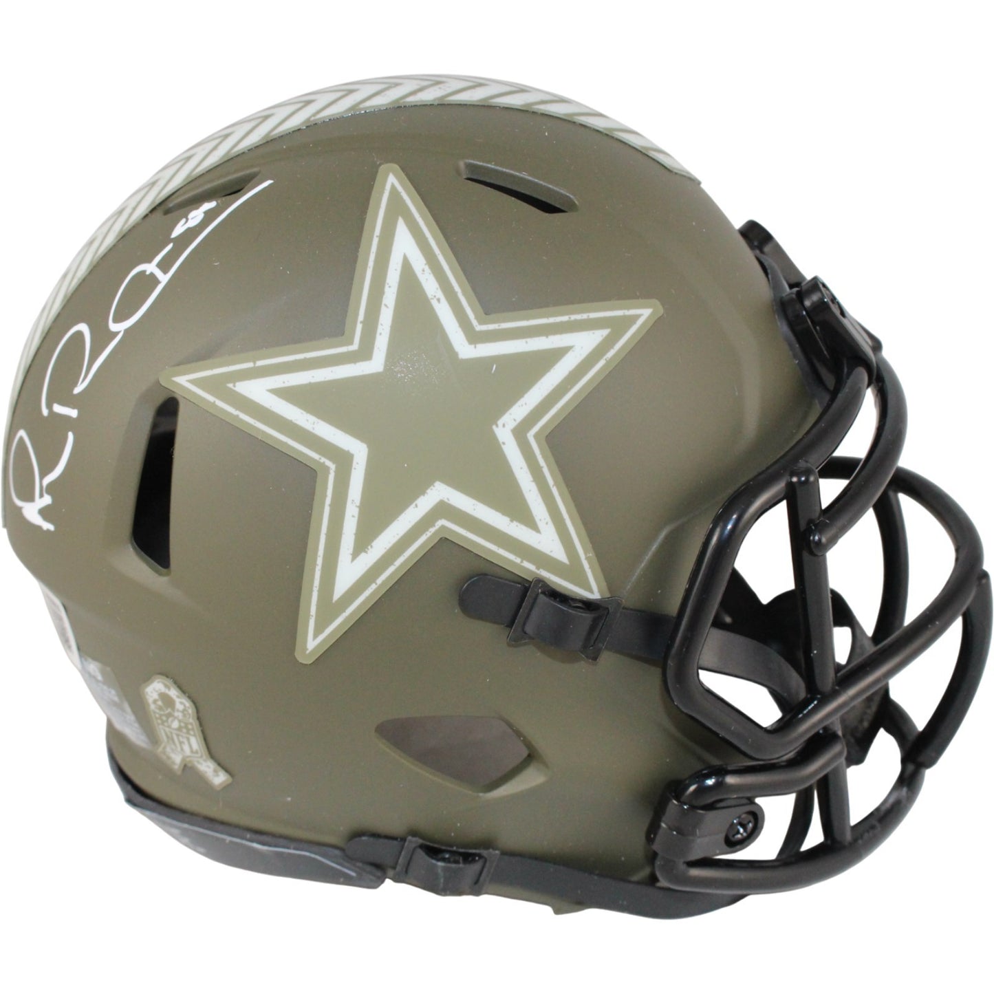 Michael Irvin Signed Dallas Cowboys 2022 Salute to Service Mini Helmet