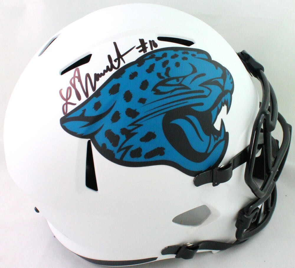 Laviska Shenault Signed Jacksonville Jaguars Lunar Speed Full Size Helmet