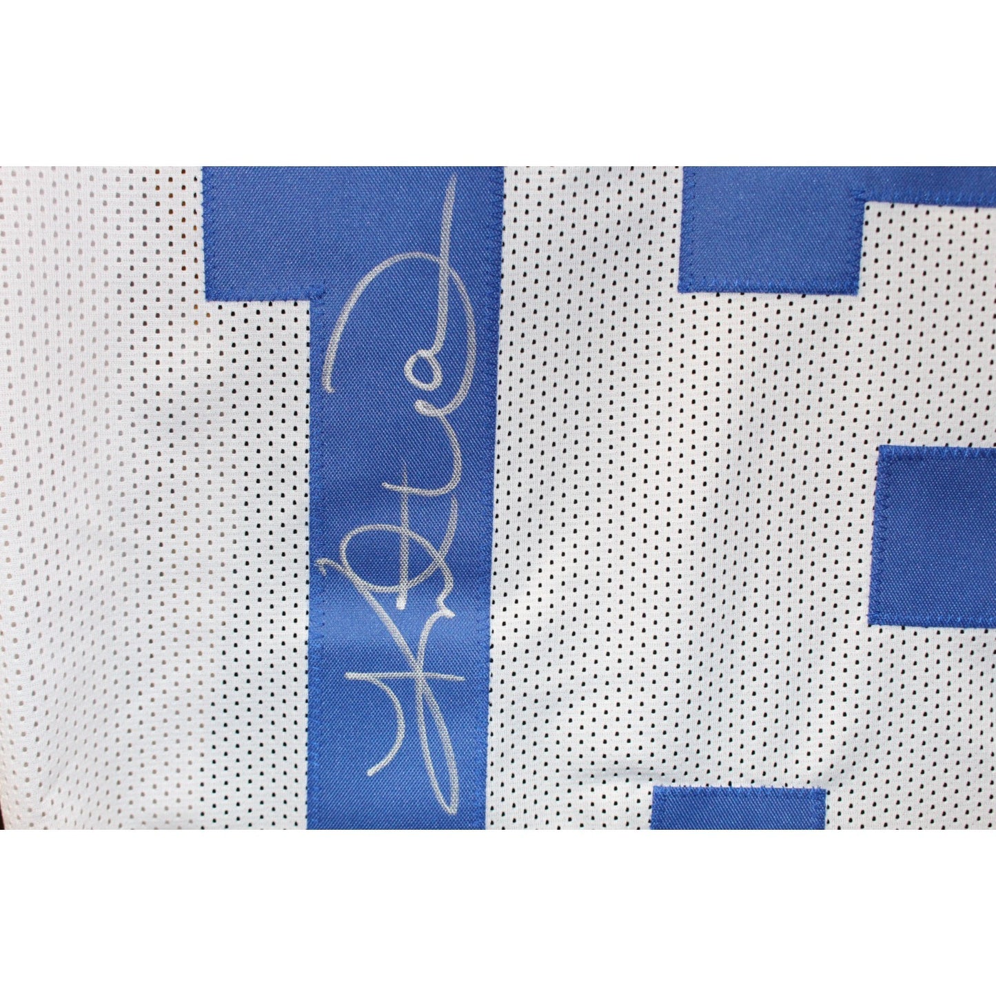 Kurt Warner Signed Pro Style White Football Jersey (BAS COA)