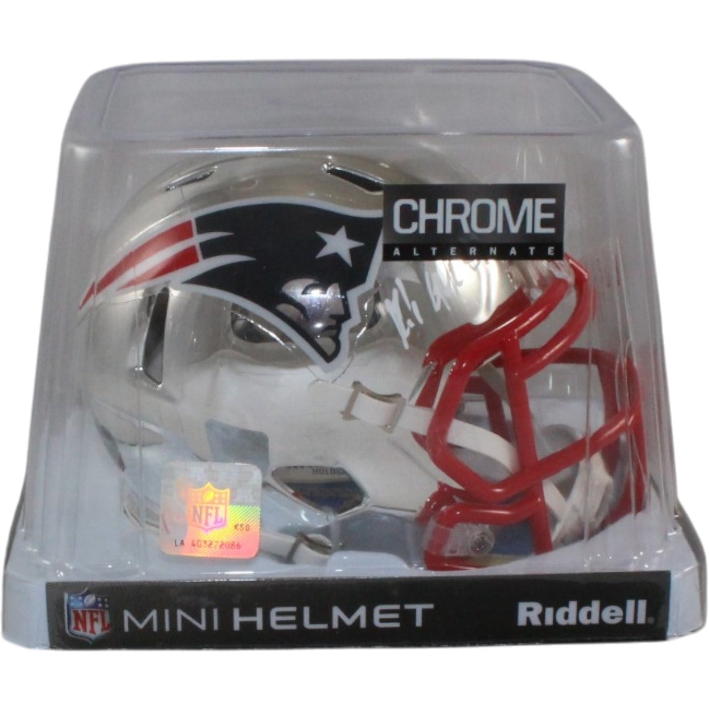 Rob Gronkowski Tampa Bay Buccaneers Autographed Chrome Mini Helmet