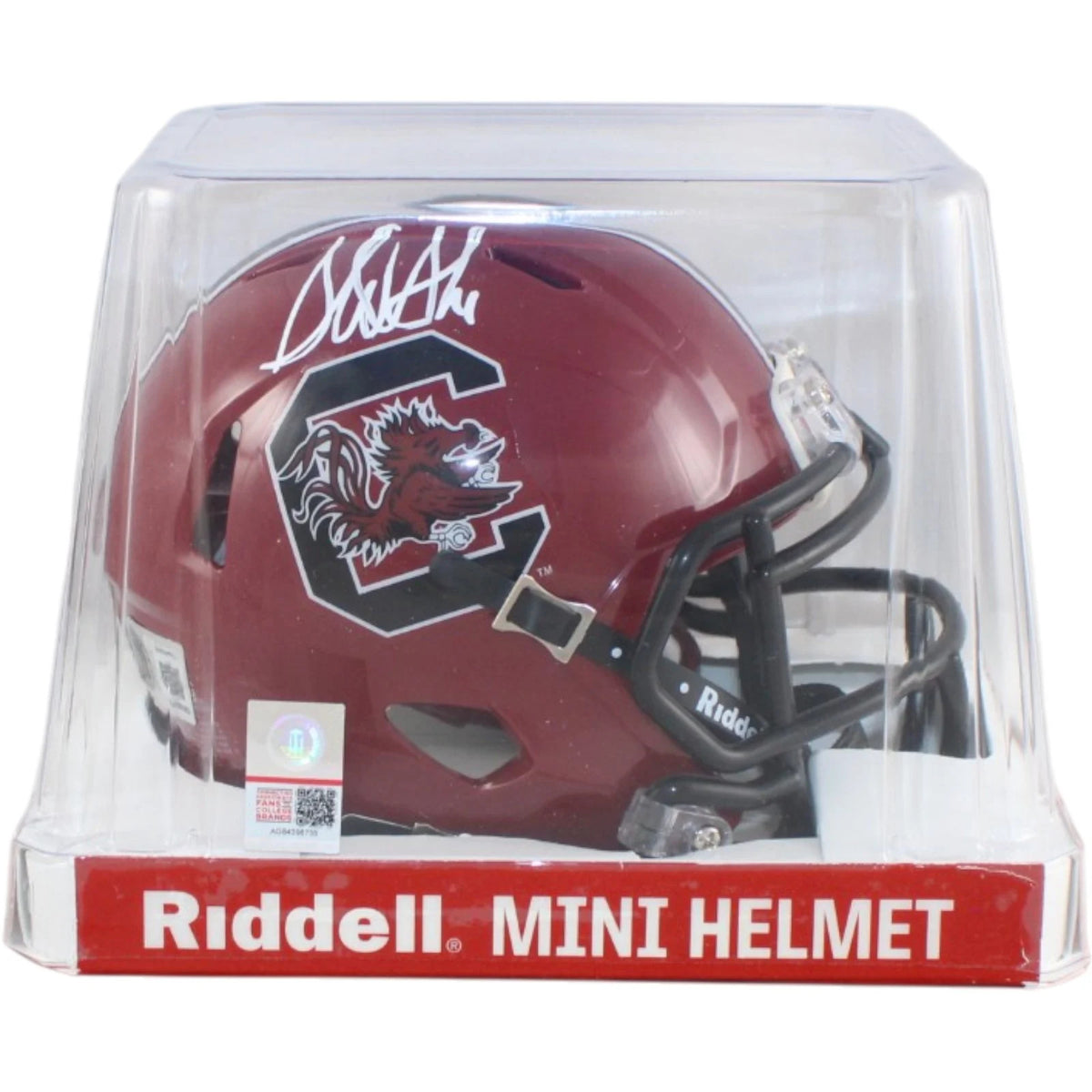 Sterling Sharpe Signed South Carolina Gamecocks Mini Helmet