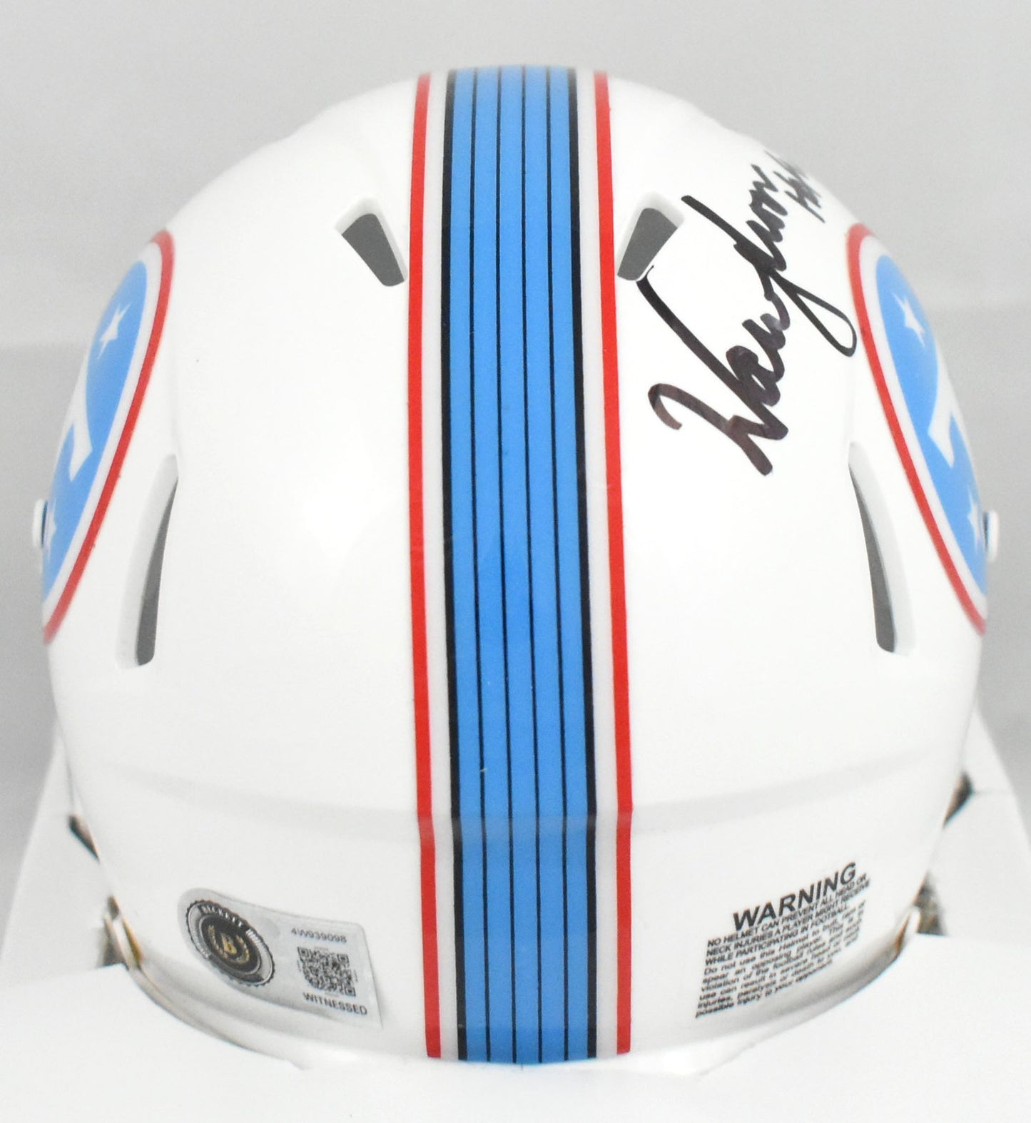 Warren Moon Signed Tennessee Titans 2026 Speed Mini Helmet (HOF Inscription)