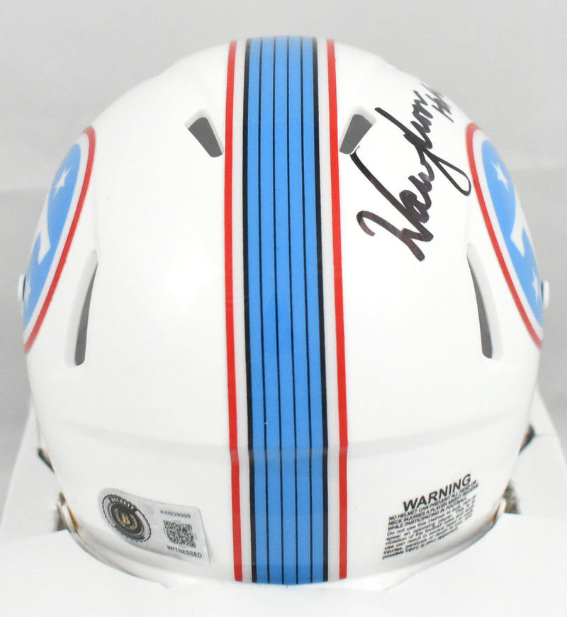 Warren Moon Signed Tennessee Titans 2026 Speed Mini Helmet (HOF Inscription)