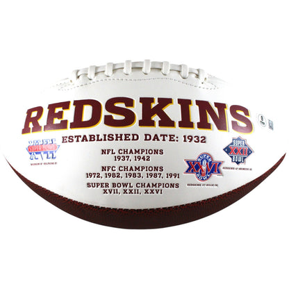Mark Rypien Autographed Washington Redskins Logo Football (SB MVP)