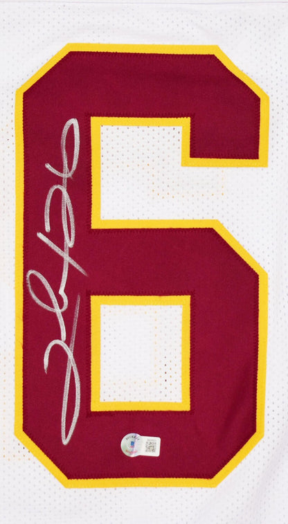 Clinton Portis Autographed White Custom Football Jersey